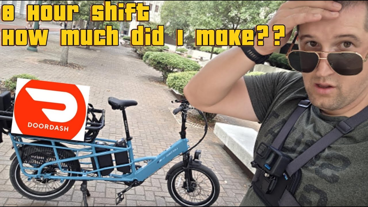 Doordash: 8 hour shift on Ebike in New Orleans on Friday. How much did I make?