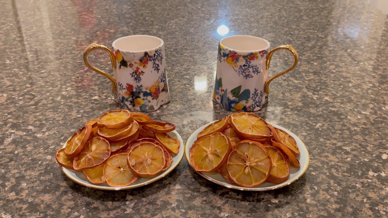 Dried lemon slices 干柠檬片制作