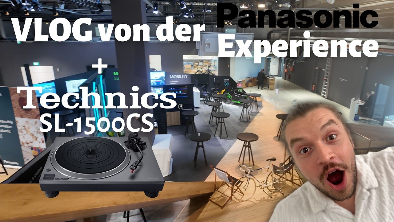 Der neue Technics SL-1500C Superior und neue OLED Modelle? Kurzer VLOG von der Panasonic Experience