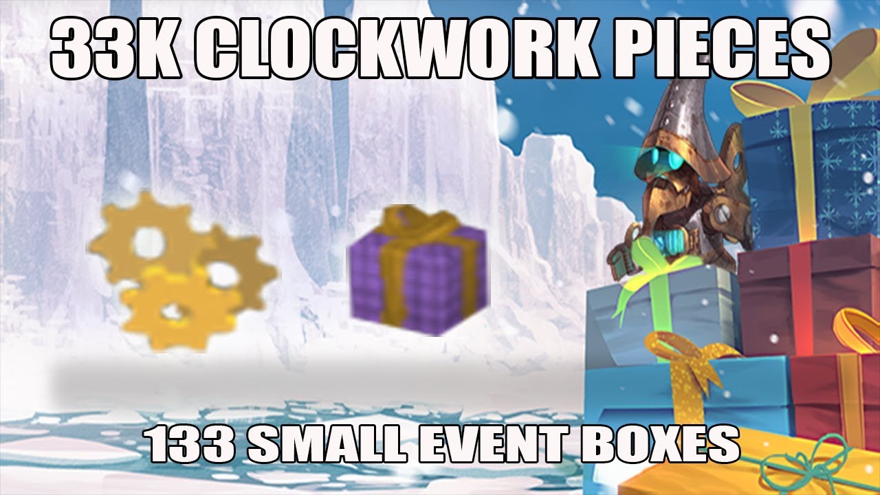[Runescape 3] Loot from 33k Clockwork Pieces | Going Like a Clockwork Community Event