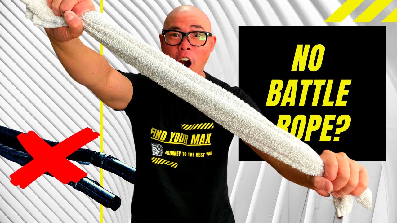 How To Perform Battle Rope Training at Home Without Rope? 3 Household Item You Can Use to Substitute