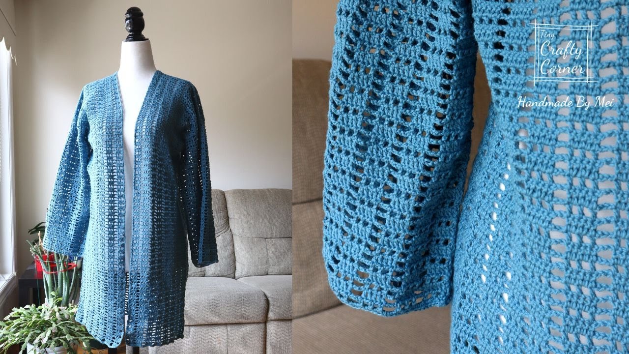 Crochet Easy Lace Cardigan