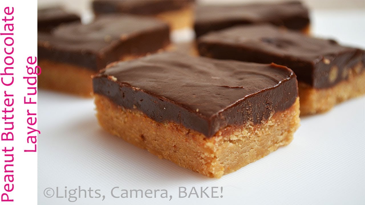 Peanut Butter Chocolate Layer Fudge Recipe