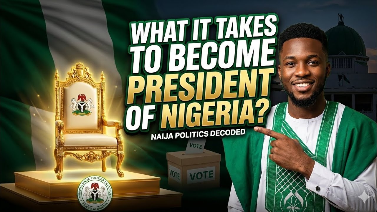 “What It Takes to Become President of Nigeria (Many People Don’t Know This)”