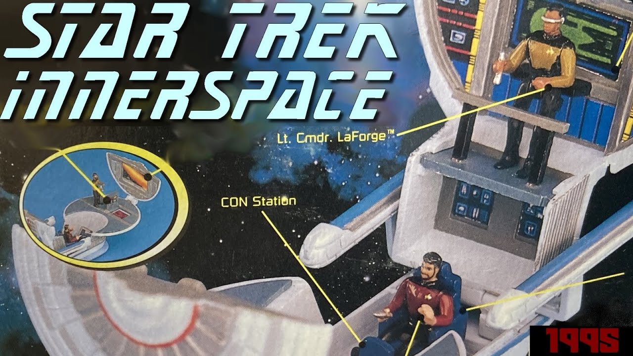 Star Trek Innerspace Excelsior-Class Starship Mini Playset from 1995