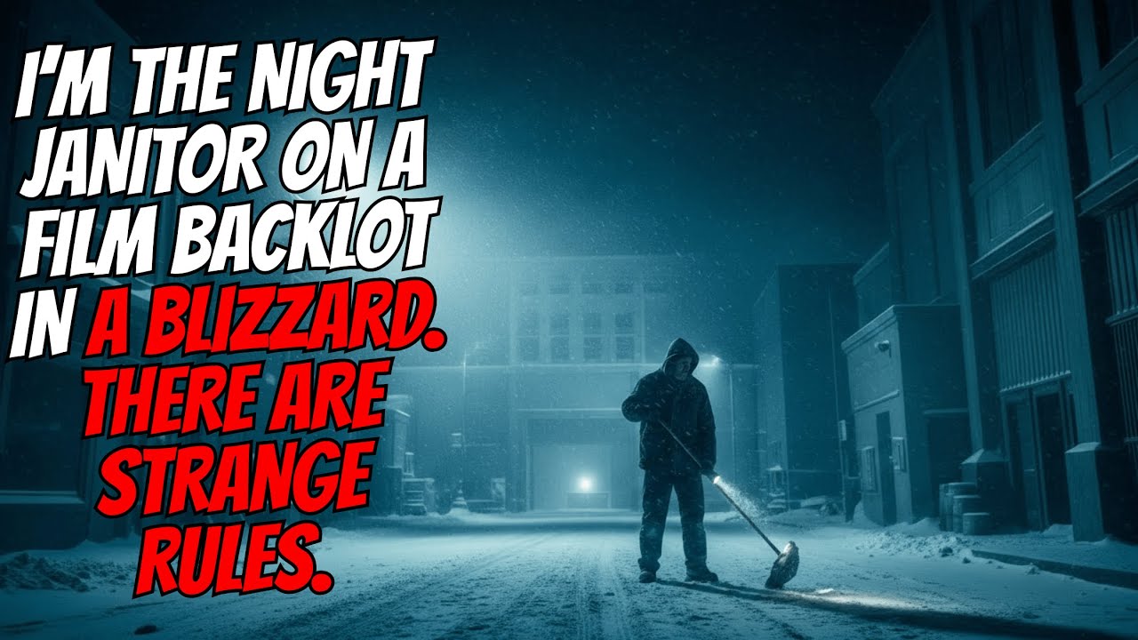 I’m the Night Janitor on a Film Backlot in a Blizzard. There Are Strange Rules.