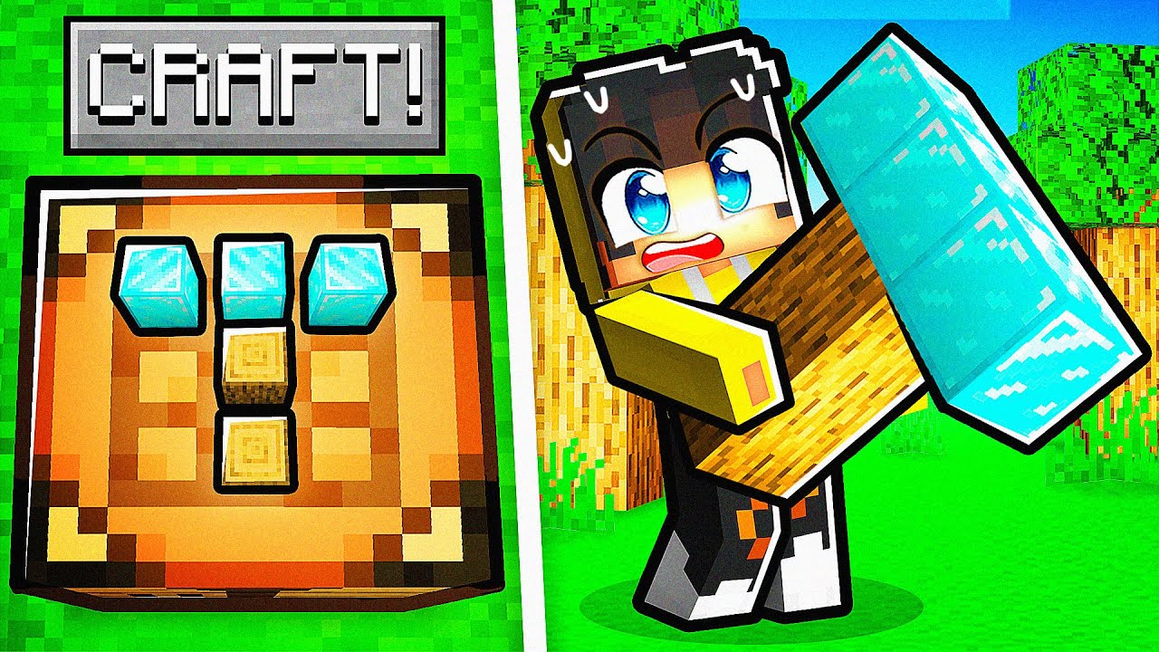 Minecraft ama Her Şeyi Üretebiliyorum! DEV BİR KAZMA! 😱