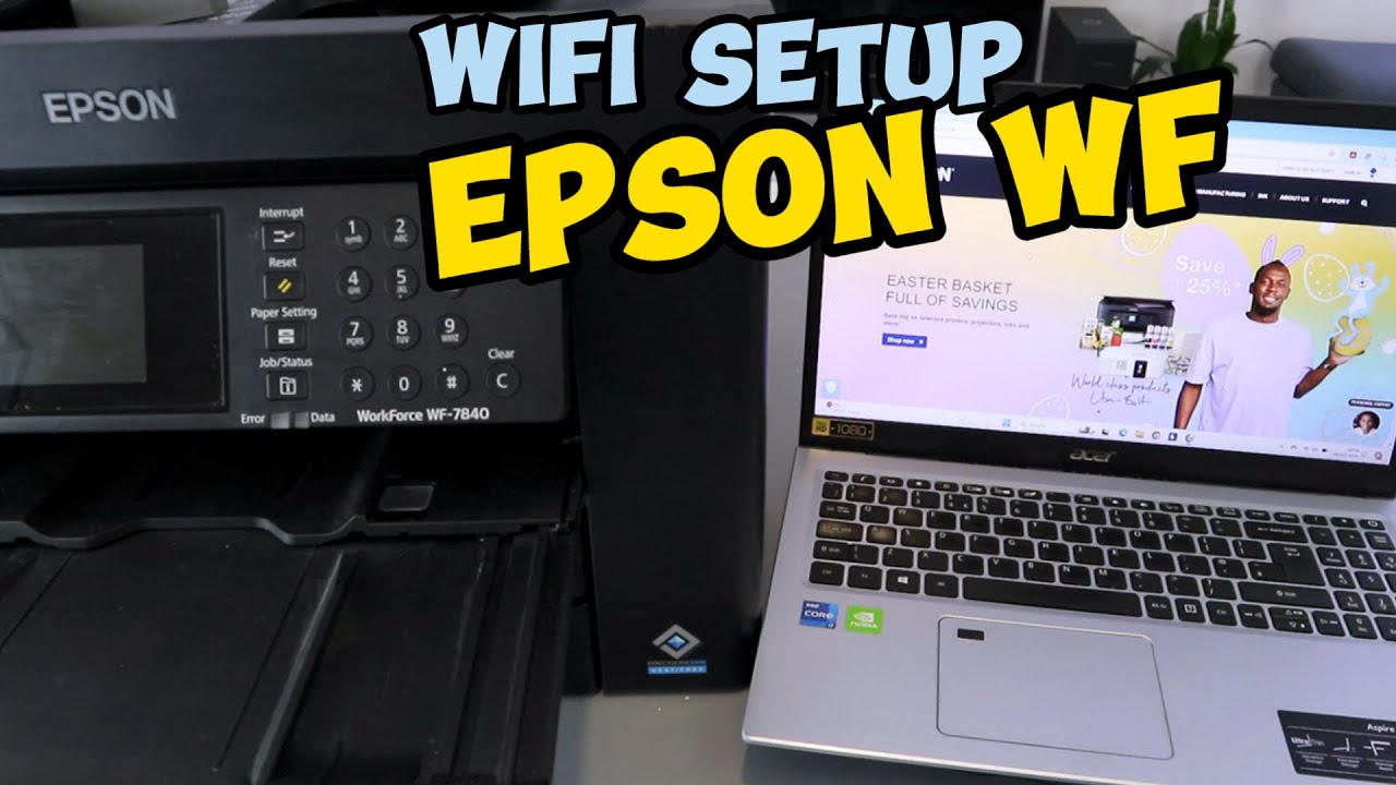 Настройка беспроводного соединения для Epson WF 7840 + Настройка Epson WF с помощью компьютера