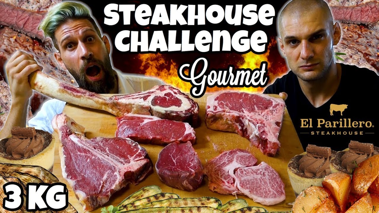 CARNE STEAKHOUSE GOURMET CHALLENGE (3 KG di manzo) - (TripAdvisor) MAN VS FOOD