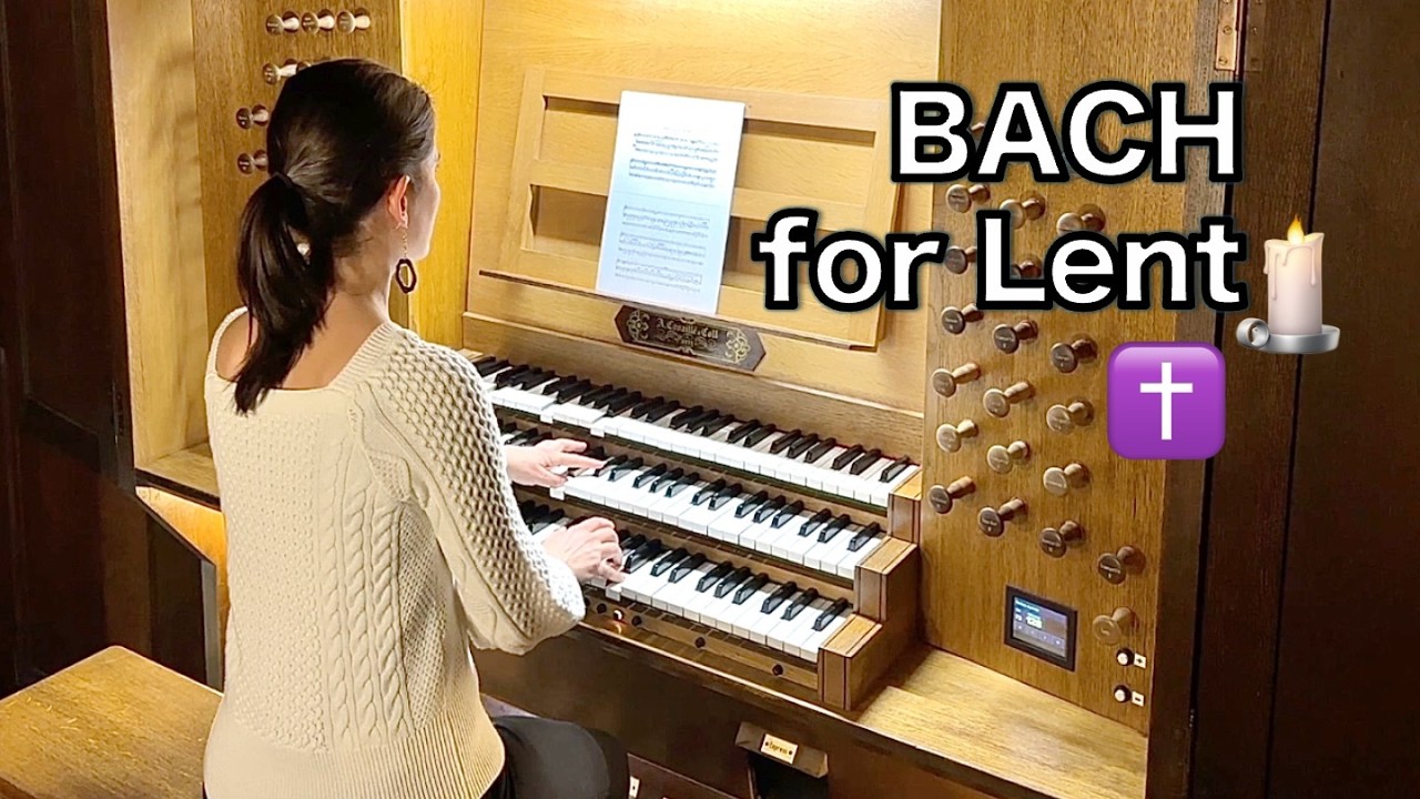 J.S. BACH  - Herzlich tut mich verlangen, BWV 727 (Anne-Isabelle de Parcevaux, organ)