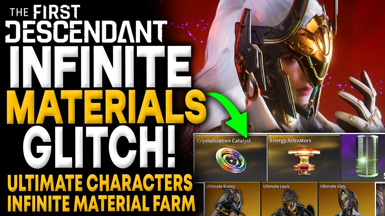The First Descendant - INFINITE MATERIALS & XP GLITCH - Ultimate Character Materials Farm