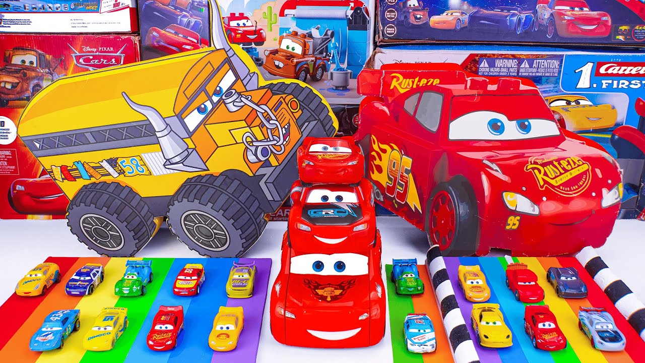 Disney Pixar Cars Unboxing Review | Lightning McQueen, Chick Hicks, Mack, Doc Hudson, Cruz Ramirez