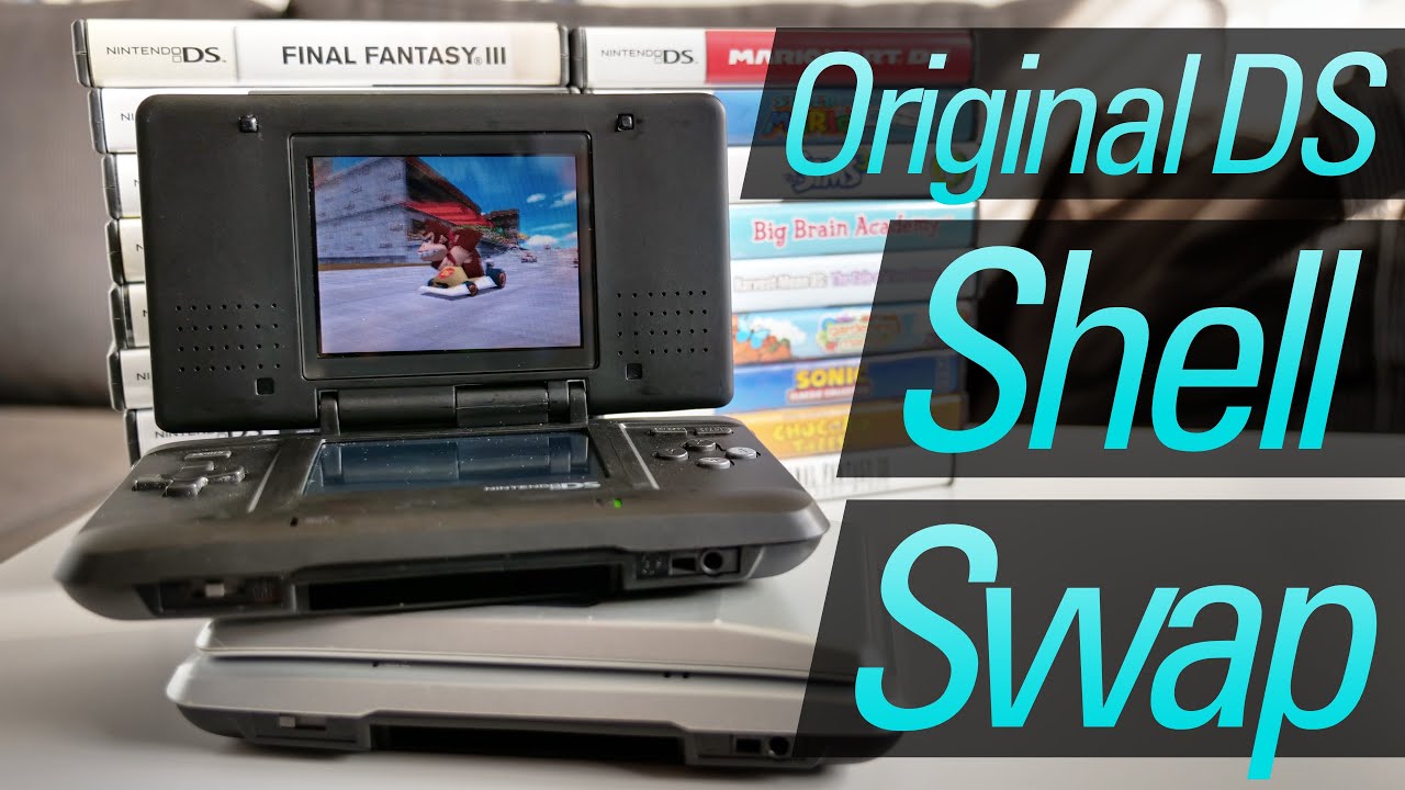 Замена оригинальной оболочки Nintendo DS!