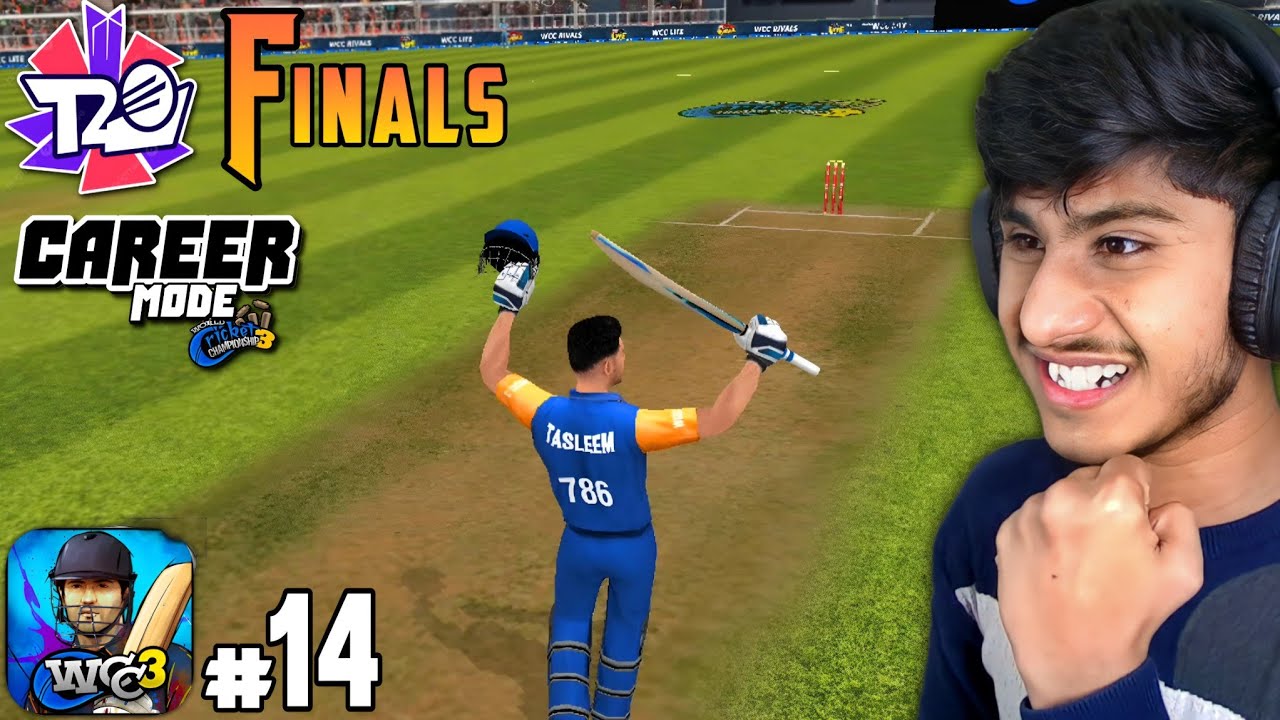 MY BEST INNINGS IN T20 CHAMPIONS TROPHY FINALS | WCC3 CAREER MODE GAMEPLAY #14