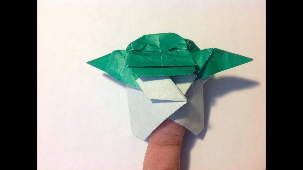How to fold the cover yoda!