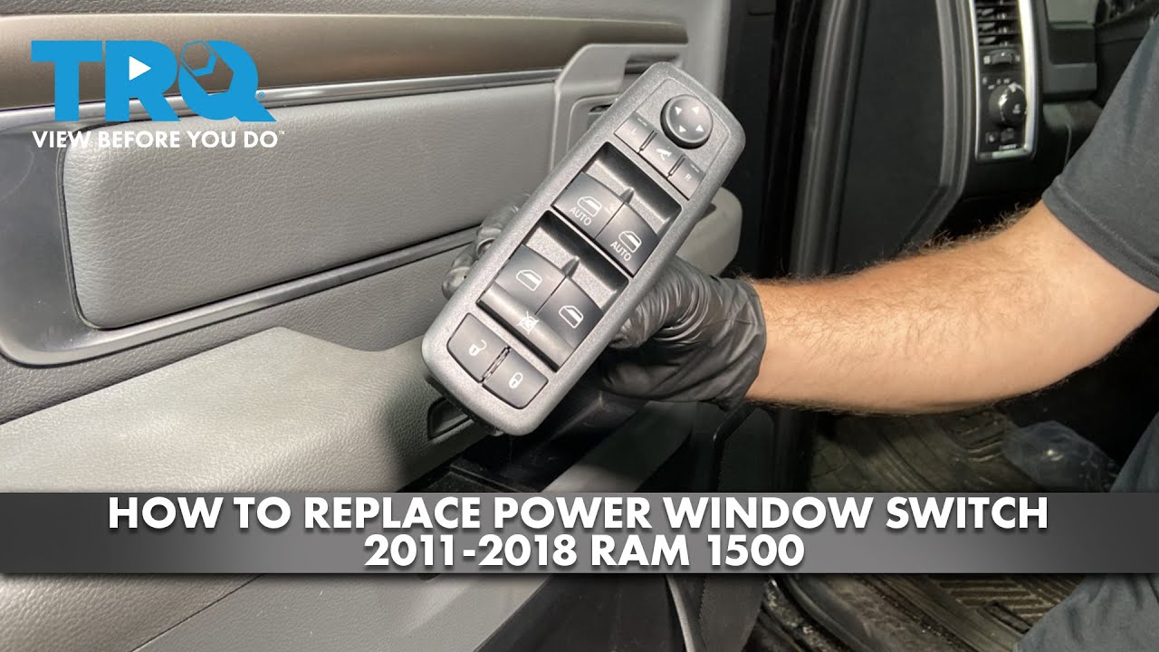 How to Replace Power Window Switch 2011-2018 Ram 1500