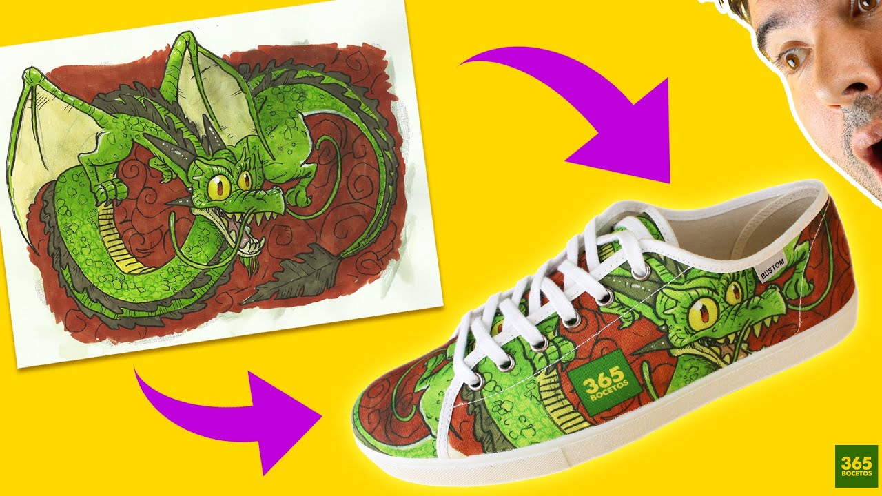 CONSIGUE UNAS ZAPATILLAS CON TU DIBUJO! REGALOS ORIGINALES en BUSTOM SHOES