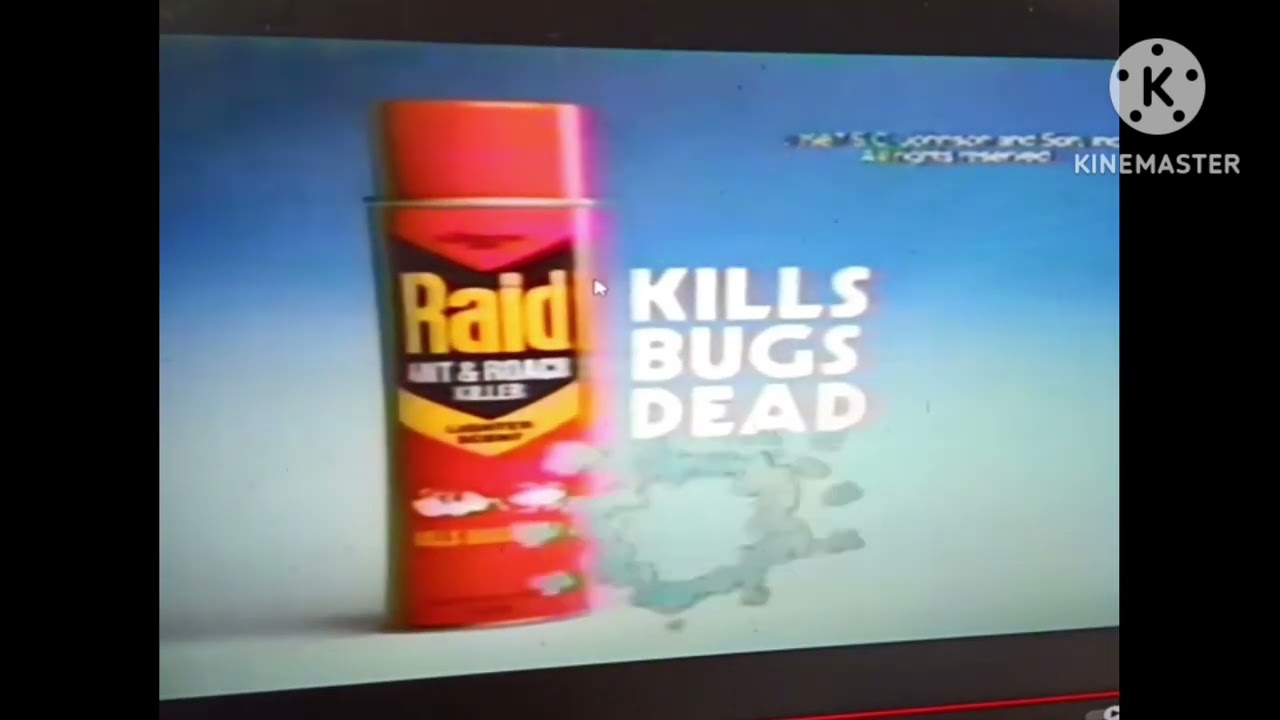 raid aut and roach killer with lighter scene commercial Korean English language Spanish