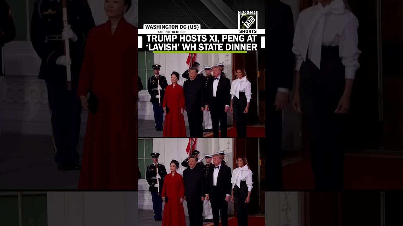 WATCH: Trump hosts Chinese premier Xi, first lady Madame Peng at lavish White House state dinner