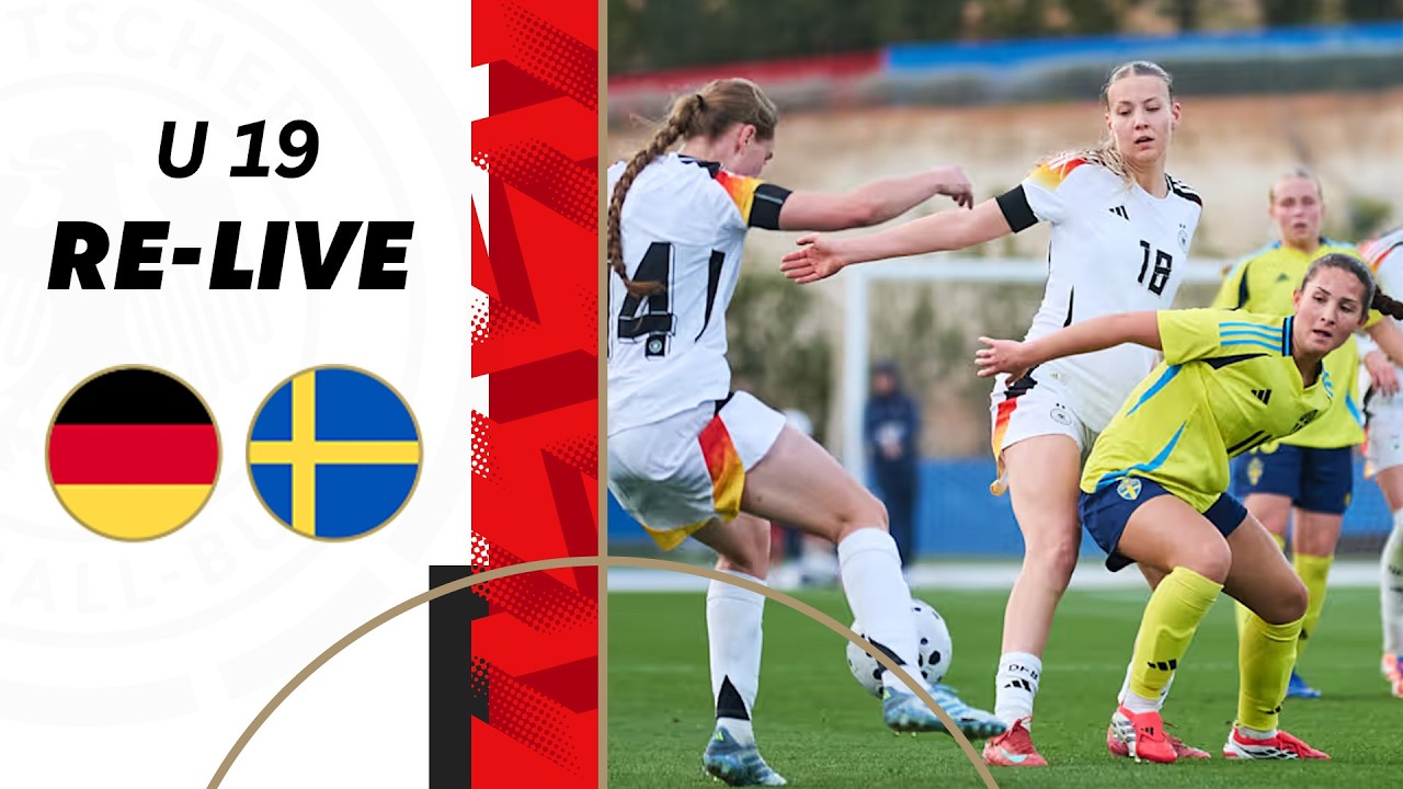 LIVE 🔴 Deutschland - Schweden | U 19-Länderspiel | U 19-Nationen-Turnier