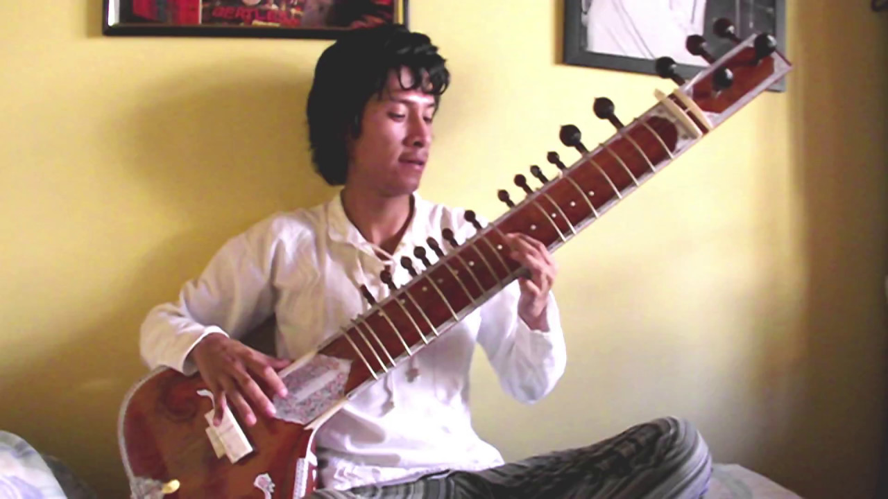 Paint it black (The Rolling Stones) - One-man band complete with Sitar Cover #rollingstones #sitar