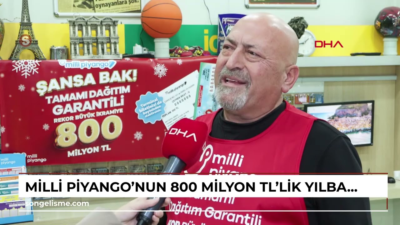 Milli Piyango&rsquo;nun 800 milyon TL&rsquo;lik yılbaşı b&uuml;y&uuml;k ikramiyesine yoğun ilgi