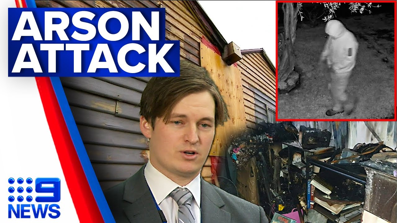 Man sets fire to house as family sleep inside in &lsquo;brazen&rsquo; attack | 9 News Australia