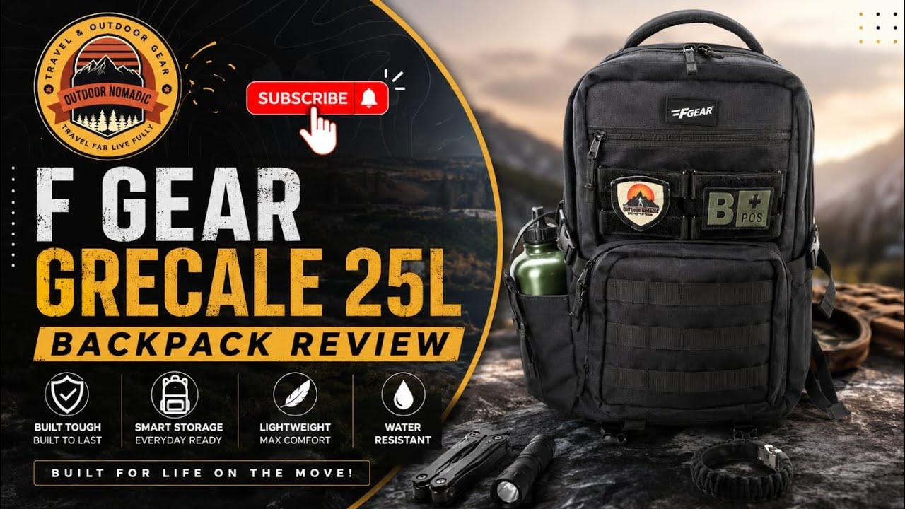 How I Turned my Fgear Grecale 25L pack into My daily EDC pack.
