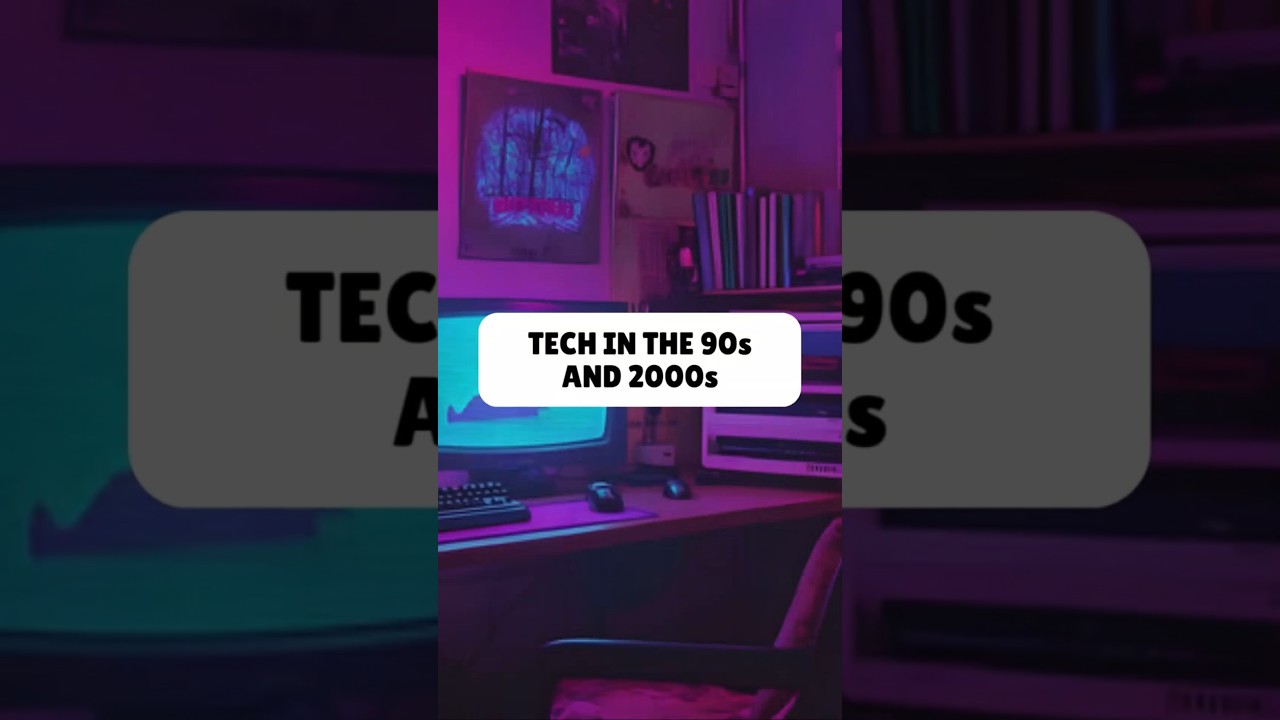 Tech in the 90s 2000's  #nostalgia #nostalgic #90s #2000s #retro #memories