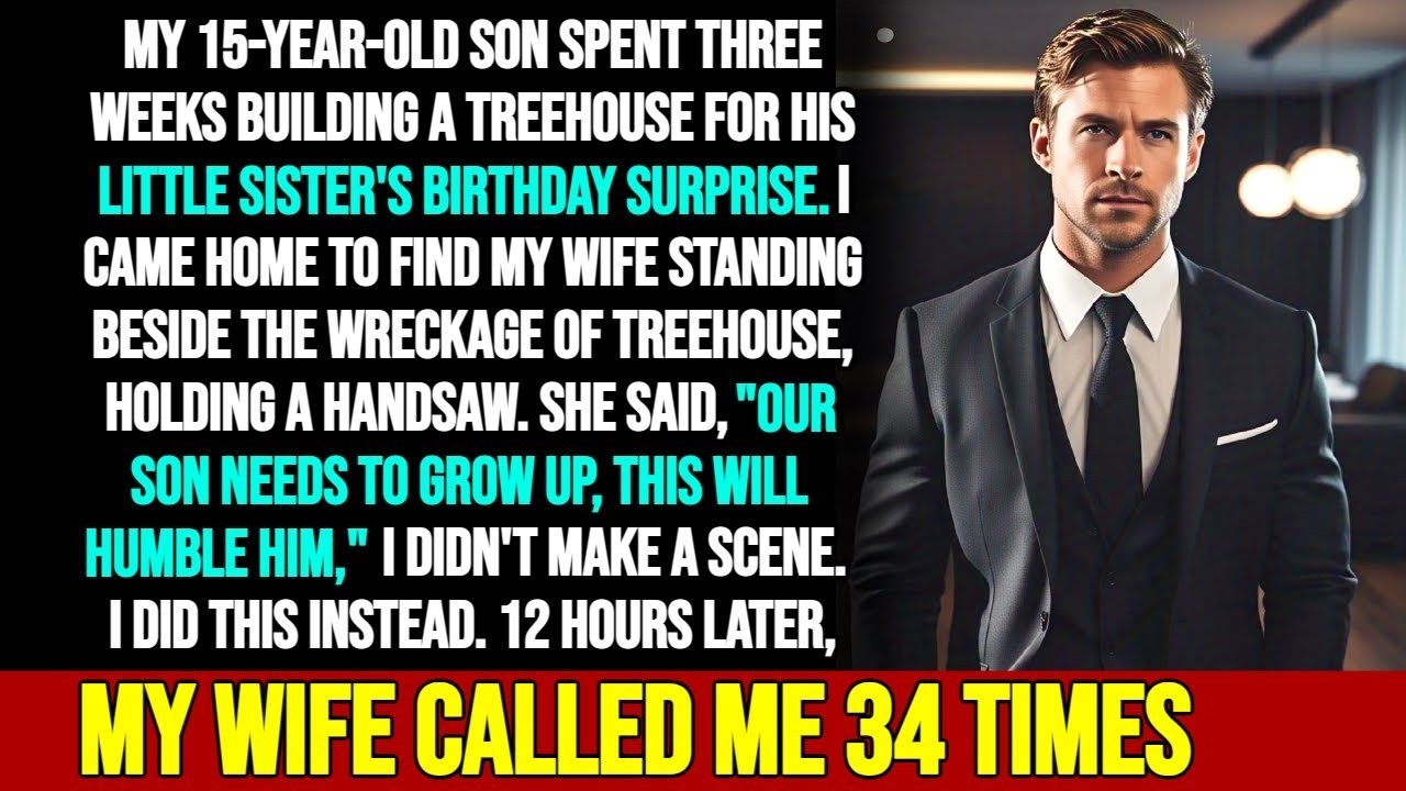 My Wife Destroyed 3 Weeks of My Son's Work in Minutes—Then I Discovered Her Real Secret Plan