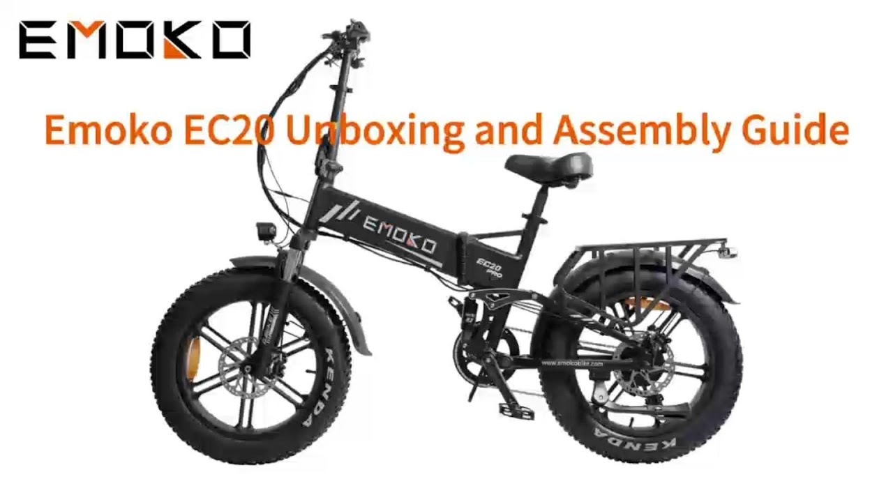 Emoko EC20 Electric Bike unboxing Assembly Guide Fat Tire eBike