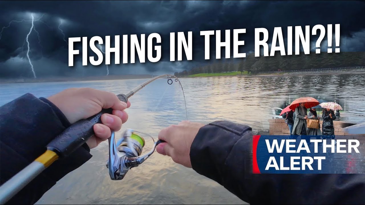Fishing Through Winter Rain at Kurnell Wharf – Big Mistake or Big Catch?