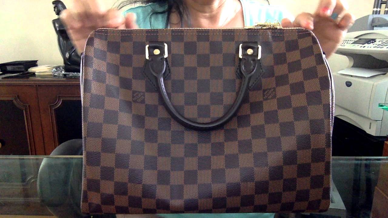 Care of Louis Vuitton Speedy Bandouliere Damier Ebene 30