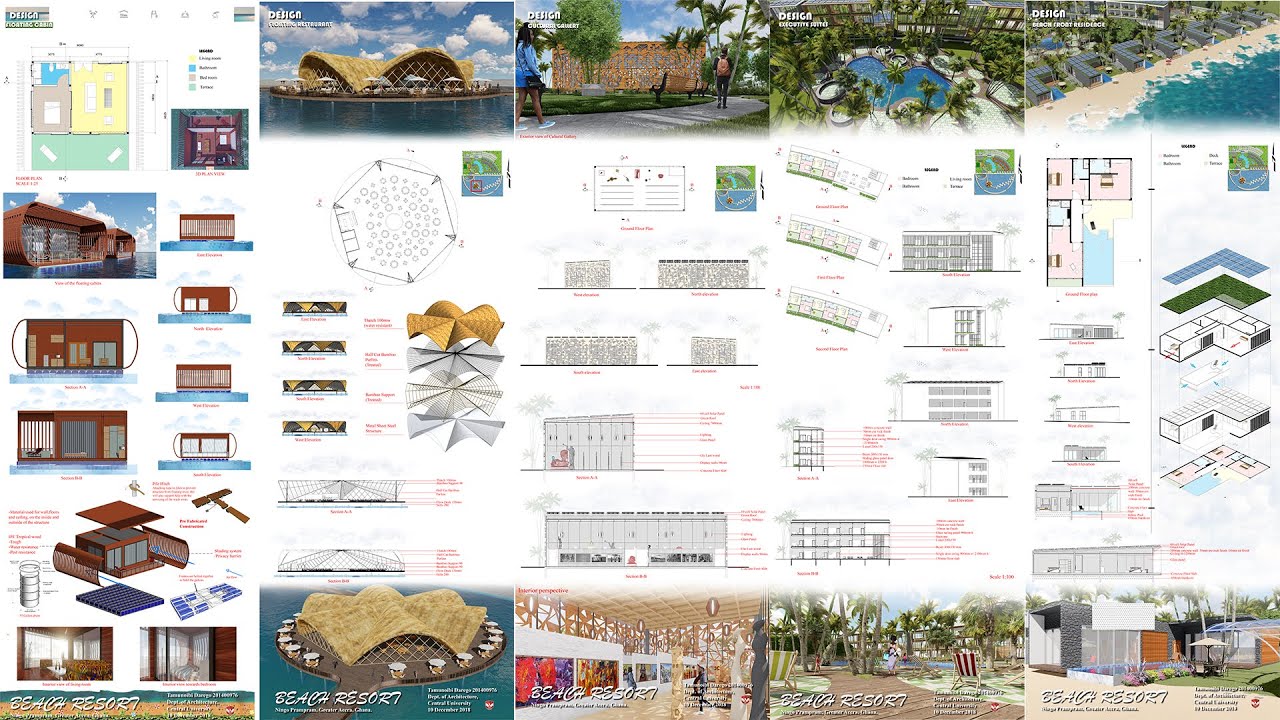 Photoshop Architecture Presentation Sheet in 20 minutes