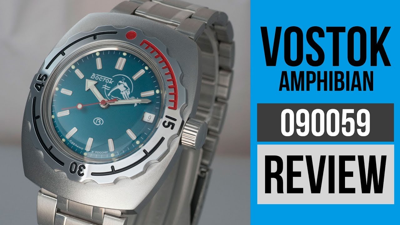 Vostok Amphibia Scuba Dude 090059 Watch Review 1967 case
