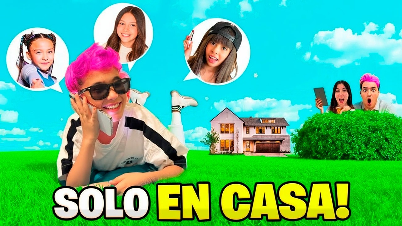 JUNIC SOLO EN CASA por 24 HORAS! ¿QUÉ HIZO?