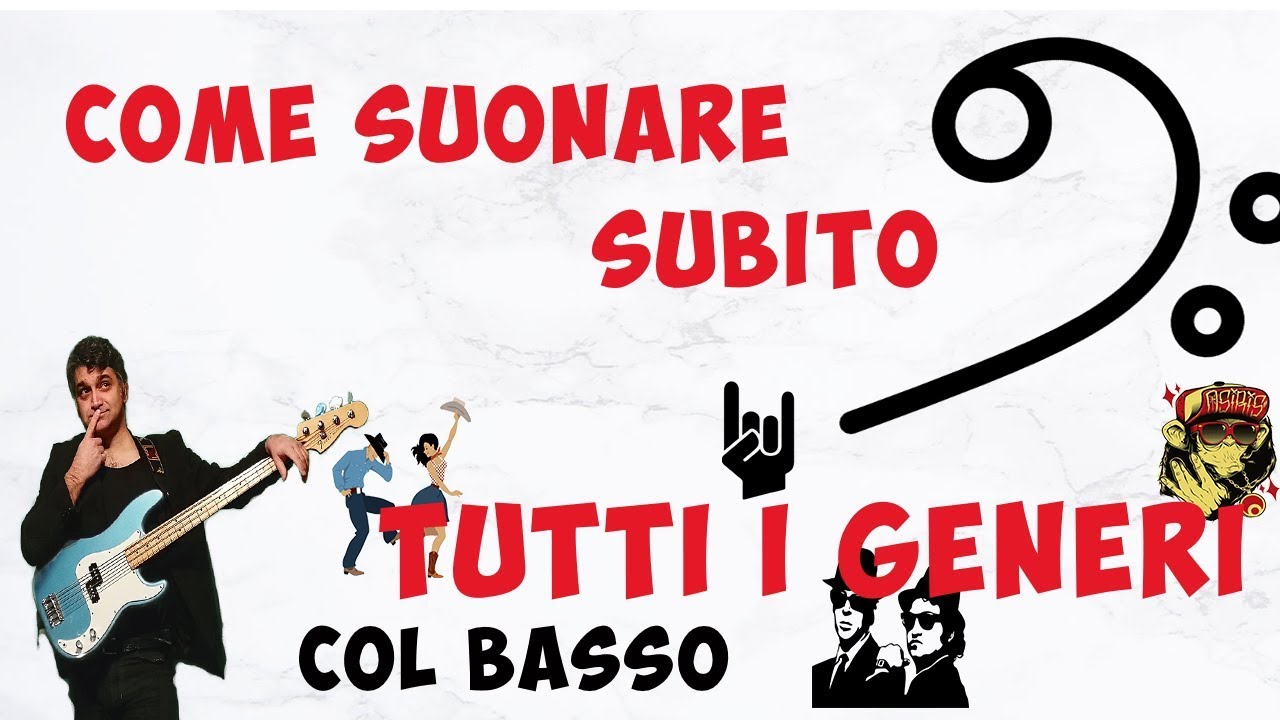 Come suonare subito tutti i generi col basso!