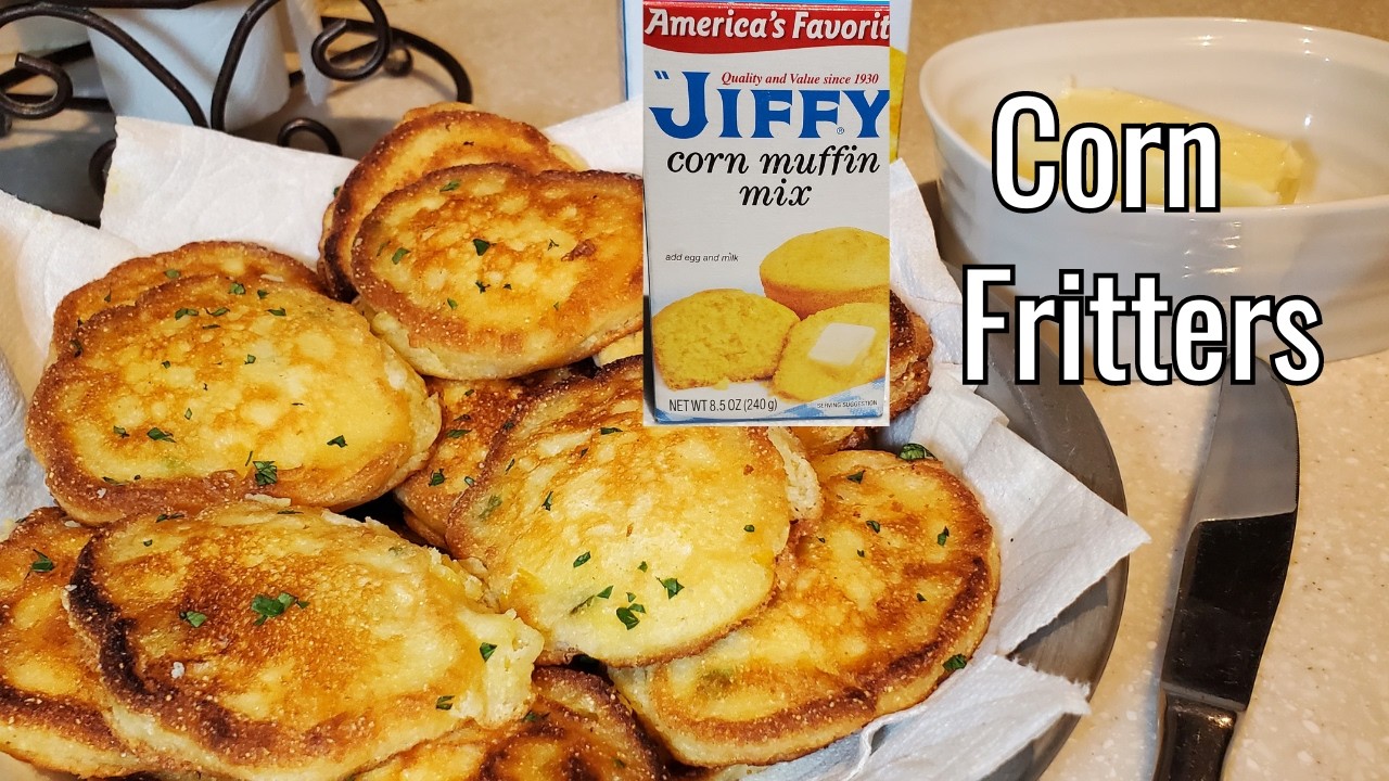How to make Corn Fritters using Jiffy Corn Muffin Mix