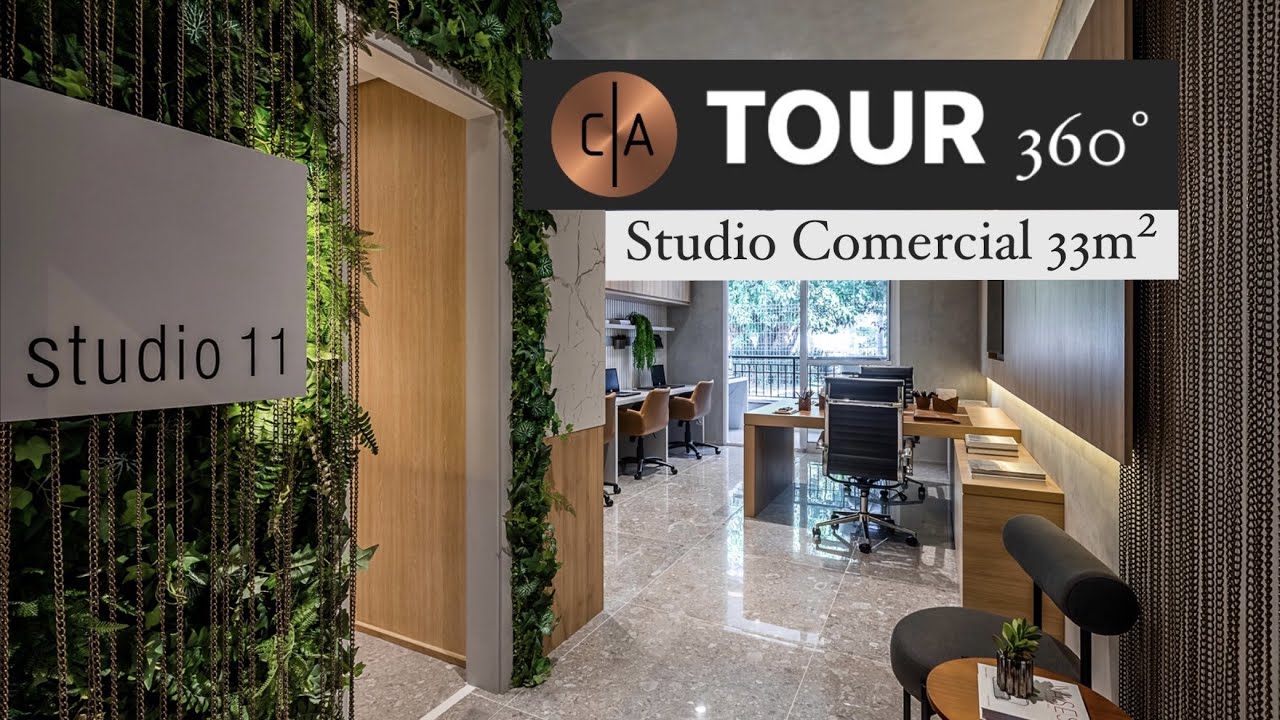 TOUR 360° | Studio Comercial 33m²