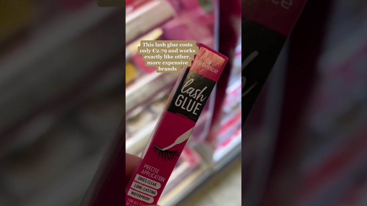 best and most affordable lash glue / Essence lash glue / false lashes