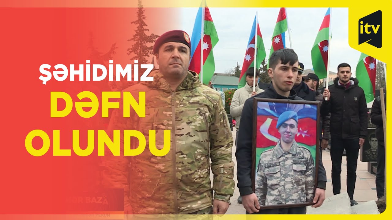 Təlim zamanı həlak olan hərbçimiz Qubada dəfn olunub