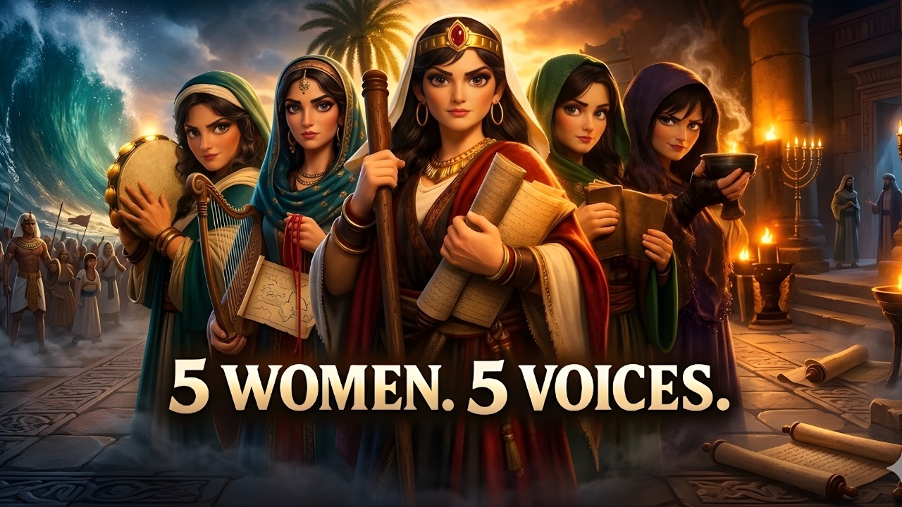 The 5 Women Prophets the Bible Never Let You Ignore | Animated bible stories