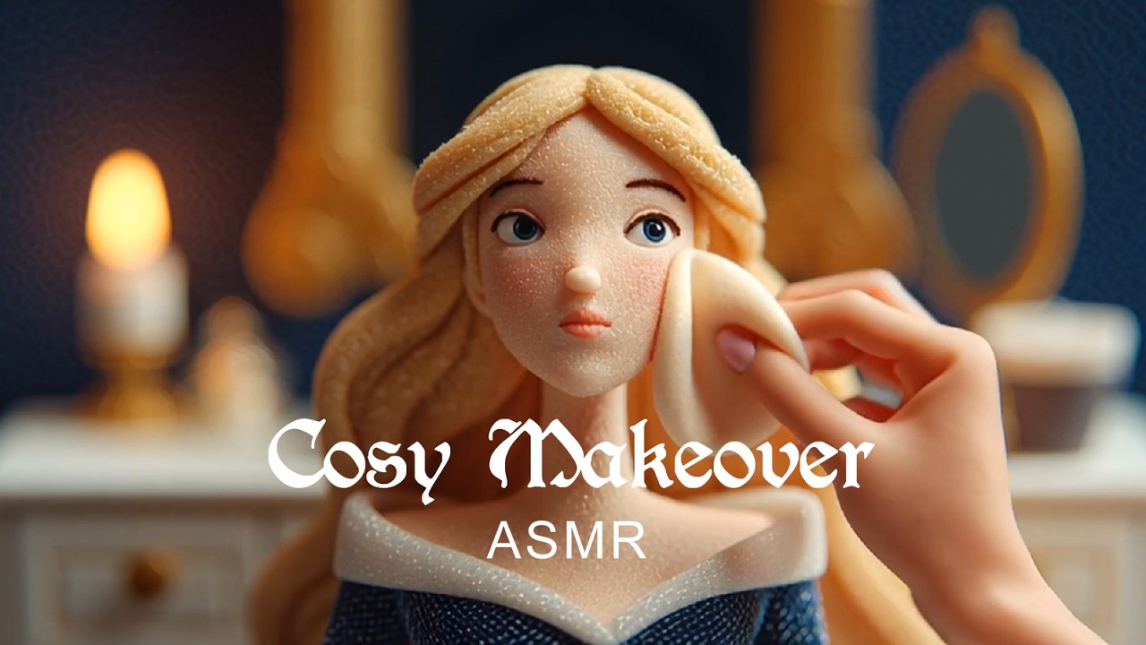 Cosy Makeover: Bed Time Skincare Routine with a Princess | ASMR Animation