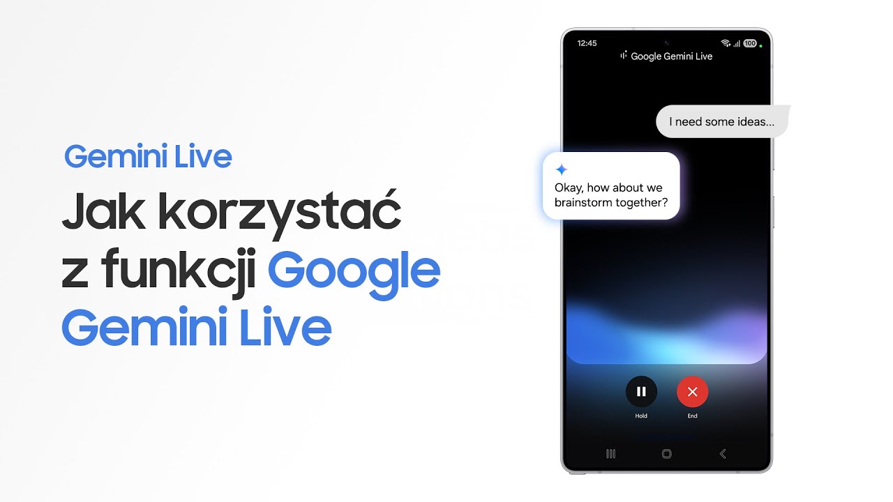 Jak korzystać z funkcji Gemini Live | Seria Samsung Galaxy S25