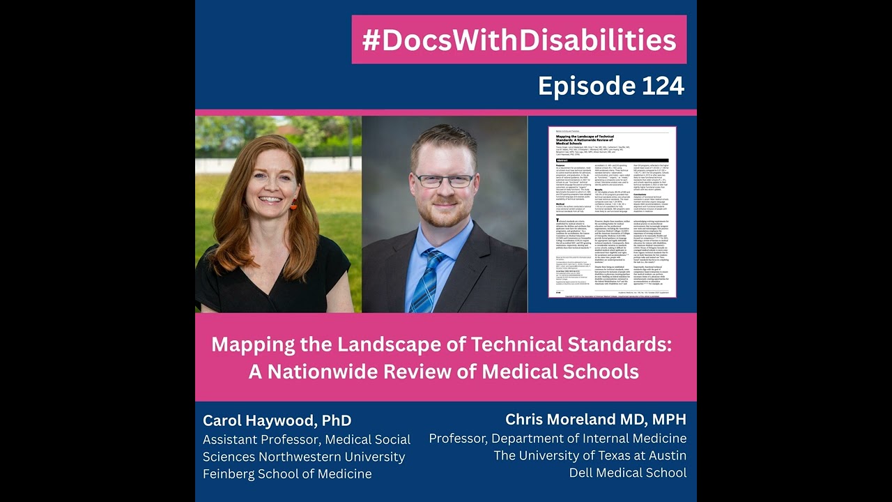 Episode 124: Mapping the Landscape of Technical Standards: A Nationwide Review of Medical Schools