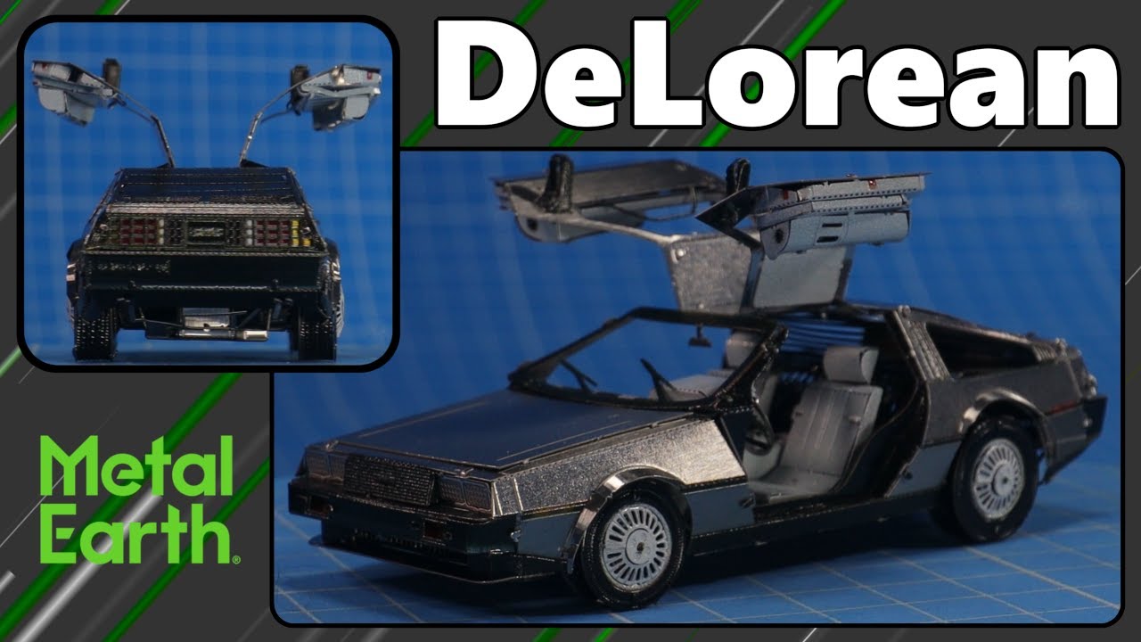 DeLorean - Metal Earth Model [4K]