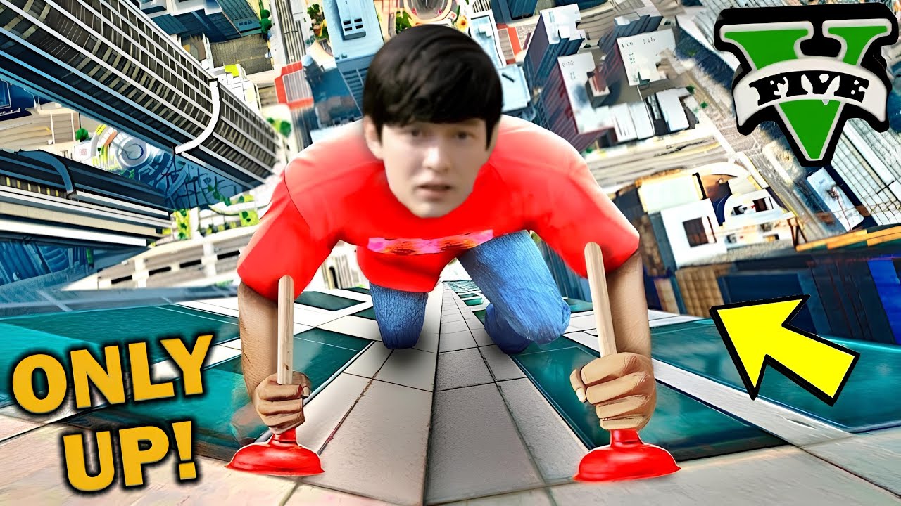 အပေါ်ကိုပဲတက်ရမယ့် GTA V ထဲက 