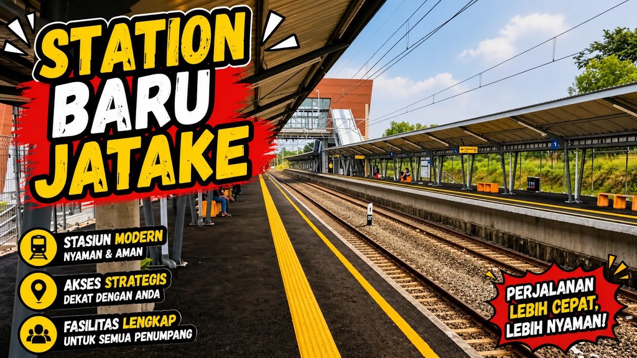 GILA INI STASIUN JATAKE! 😱🚉