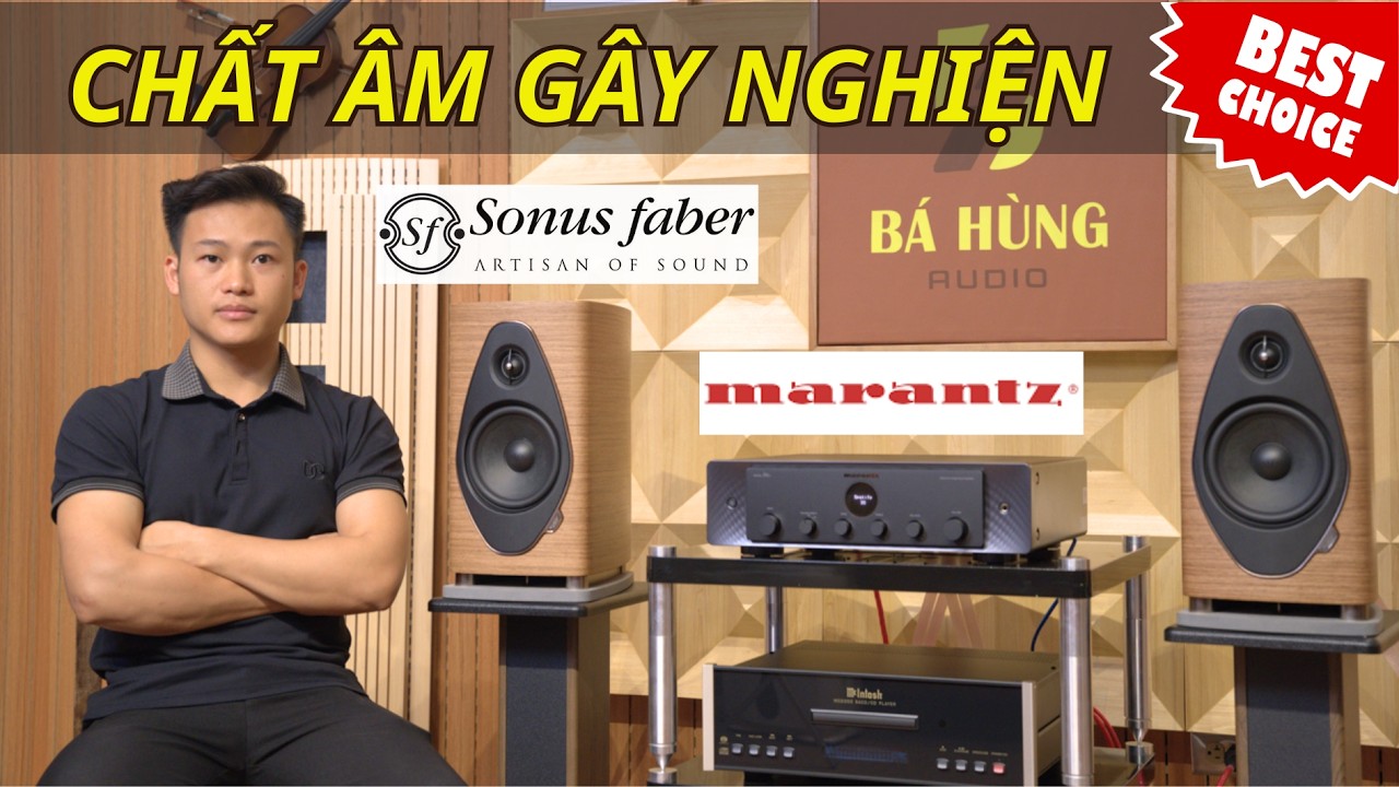 PHỐI GHÉP NHỎ GỌN CHO PHÒNG NGHE HIỆN ĐẠI | SONUS FABER SONETTO II G2 + MARANTZ MODEL 60N