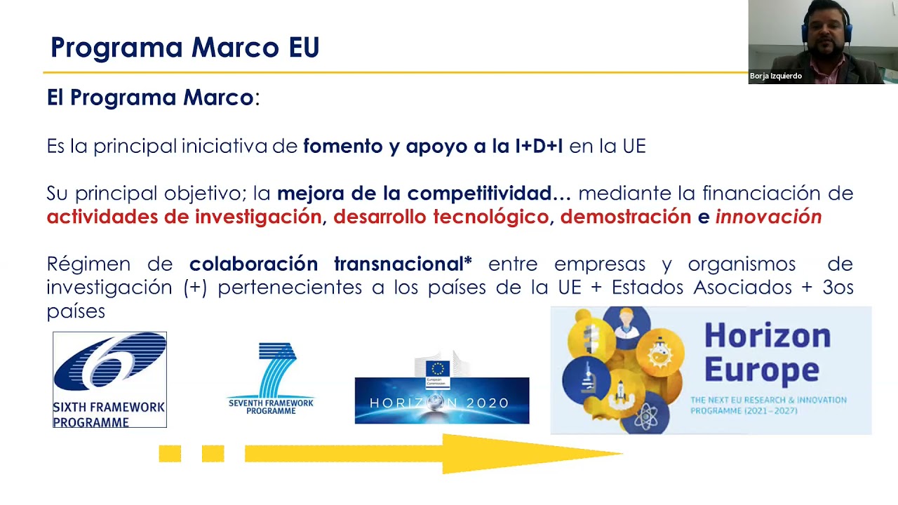 Webinar “Vías de financiación para las ICCs: Horizonte Europa y Europa Creativa Cultura”